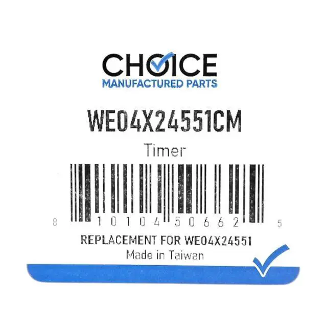 Alt view image 6 of 6 - Choice Part WE04X24551 Dryer Timer Control for GE Hotpoint TMD1GM29