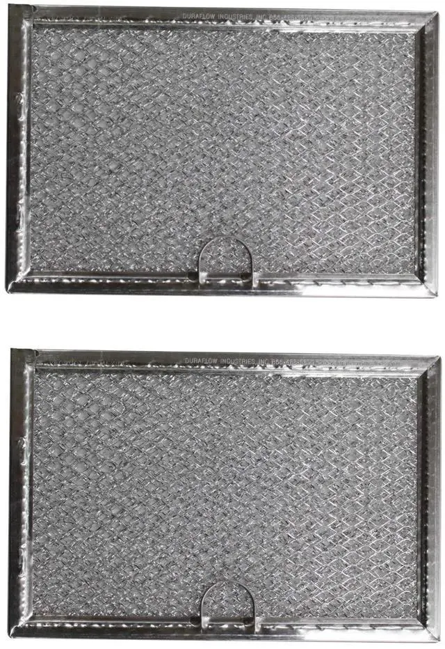 Main image of Replacement Microwave Range Filter Compatible with Frigidaire 5304464105, GE WB06X10608, LG, Whirlpool, Bosch 5-1/16 x 7-5/8 x 1/8 2-Pack