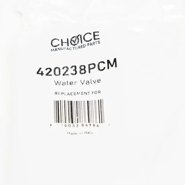 Alt view image 6 of 6 - Choice Part 420238P for Fisher Paykel Washing Machines 24V Cold Water Inlet Solenoid Valve