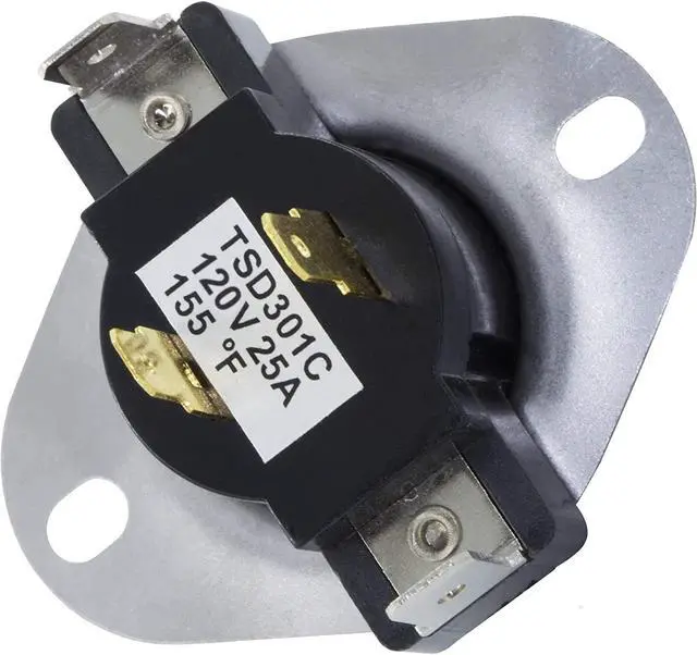 Alt view image 4 of 5 - 3387134 Dryer Cycling Thermostat Compatible With Top Brands Replaces With 306910, 3387135, 3387139, WP3387134, WP3387134VP, PS11741405, 3399693, WP3977767VP 6-PACK