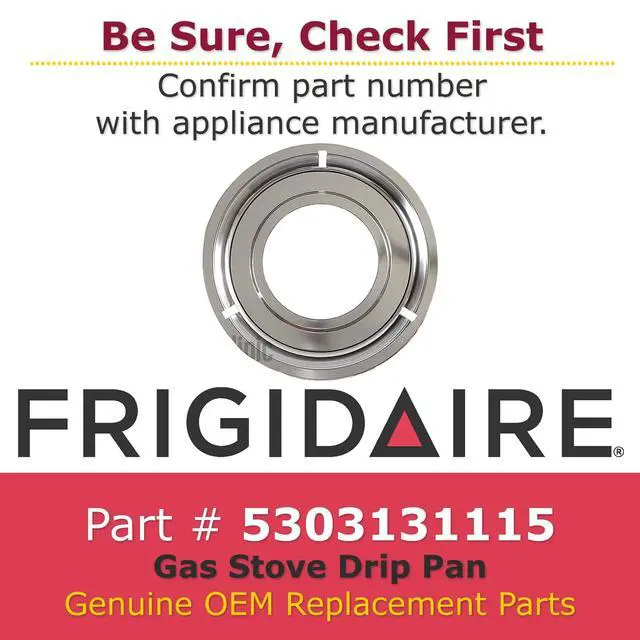 Alt view image 2 of 3 - Frigidaire 5303131115 Gas Stove Drip Pan