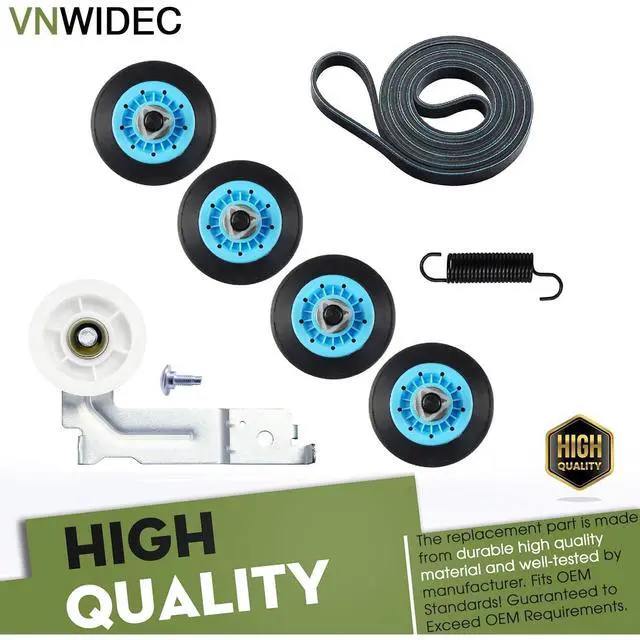 Alt view image 3 of 6 - Dryer Repair Kit for Samsung DVE50M7450W/A3 DV42H5200EF/A3 DV218AEB/XAA | Fits Samsung DV337AEG/XAA, DV5451AEW/XAA, DV42H5000ES, DV5471AEP/XAA