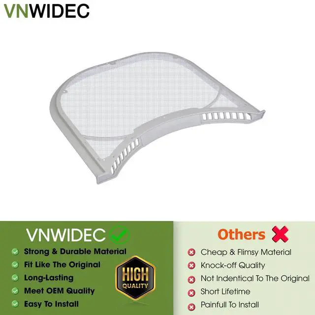 Alt view image 4 of 7 - Dryer Lint Filter Screen Trap For LG DLEX7177RM DLEX7177WM DLEX2501V | Fits LG DLEX2501W, DLEX2550W, DLEX2650R, DLEX2650W, DLEX2650T, DLEX2650V, DLEX3070V, DLEX5955W, DLEX7177SM