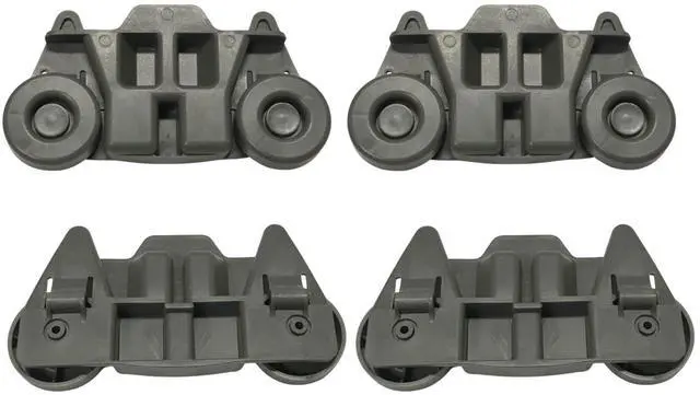 Main image of Dishwasher Lower Rack Wheel Set Compatible with Whirlpool Model Numbers WDT920SADM1, WDT970SAHB0, WDT970SAHV0, WDT970SAHW0