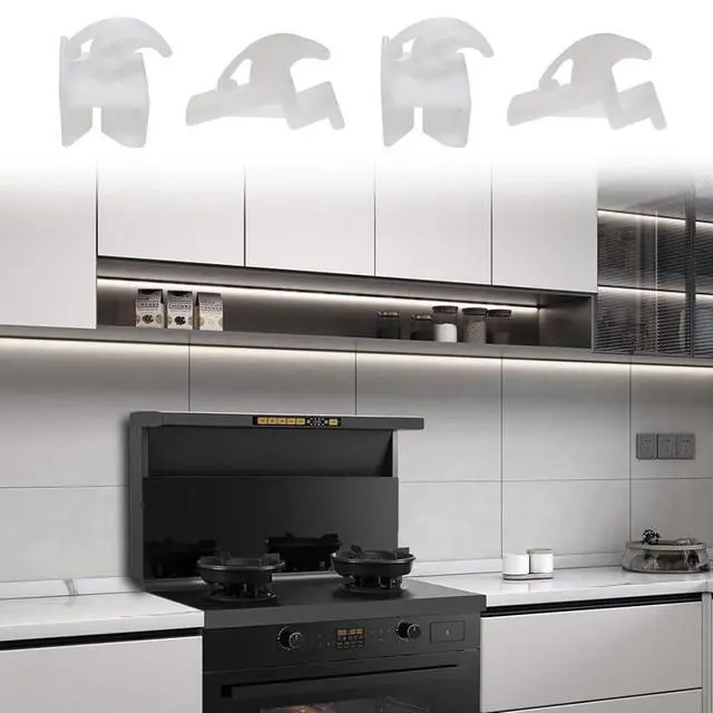 Alt view image 5 of 7 - 4PCS 3051162 & 3051163 Range Oven Front and Rear Drawer Glide Replacement Kit White Compatible with Frigidaire, Tappan, Ken-more, Gibson, Crosley, Uni, Westinghouse, Kelvinator, Admiral
