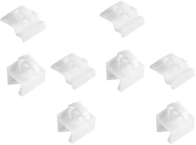 Main image of 4PCS 3051162 & 3051163 Range Oven Front and Rear Drawer Glide Replacement Kit White Compatible with Frigidaire, Tappan, Ken-more, Gibson, Crosley, Uni, Westinghouse, Kelvinator, Admiral
