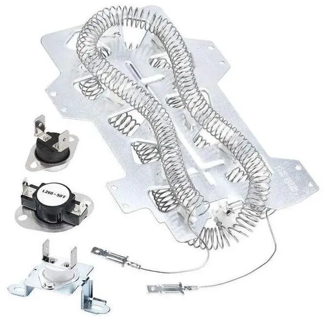 Main image of DVE45R6100W A3, DVE45B6300D DVE45B6300P DVE45R6100C DVE45R6100P DVE45R6100V Dryer Heating Element for Samsung DVE45R6100W/A3 DVE45T3200W DVE45T3400P DVE45T3400V Heater Thermostat, Thermal Fuse