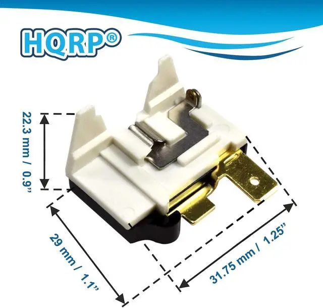 Alt view image 6 of 7 - 4-Pack Refrigerator Overload C Protector Compressor Replacement for LG 6750C-0005P 6750C-0004R AH3529540 PS3529535 PS3529540 AP4439459 AP4651578 EA3529540 EAP3529535