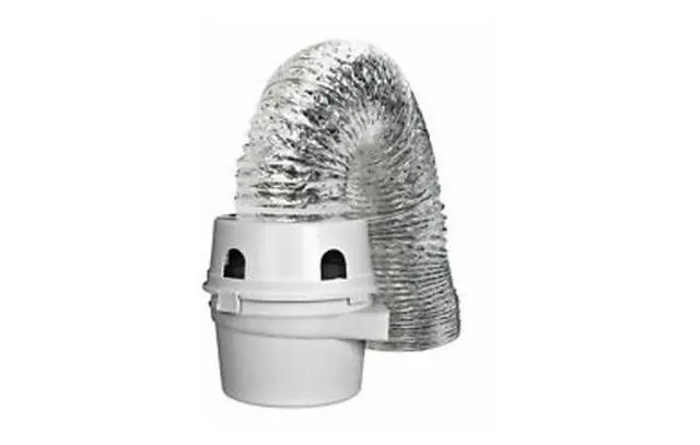 Alt view image 4 of 7 - TDIDVKZW Indoor Dryer Vent Kit with 4" x 5' Duct