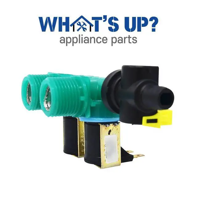 Alt view image 2 of 6 - 8578341 8578340 Washer Water Inlet Valve Replacement Part for Whirlpool Washers Replaces WP8578341, AP6013540, PS11746766, AP6013539, 8578340, PS11746765
