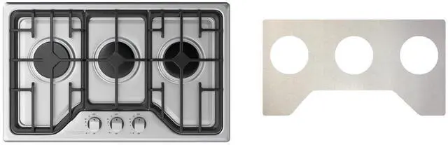 Main image of Stove Top Protector for Frigidaire Gas Range Stove, Custom Fit Ultra Thin Reusable Burner Splatter Spill Guard Protective Cover Liner in Silver - Contoure AG 300