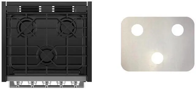 Main image of Stove Top Protector for Frigidaire Gas Range Stove, Custom Fit Ultra Thin Reusable Burner Splatter Spill Guard Protective Cover Liner in Silver - PLD621RTSS