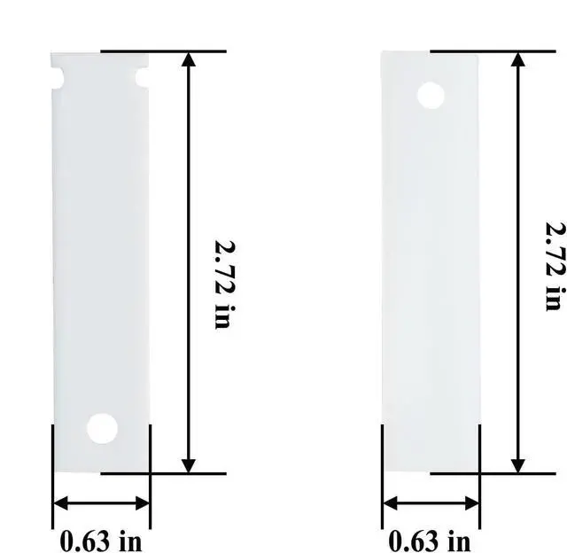 Alt view image 4 of 4 - WE03X37317 - WE03X37318 Dryer Drum Glide Set, Compatible with GE and Hotpoint AP7217723, AP7217724