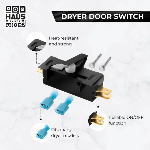 Alt view image 6 of 7 - 279347 Door Switch - Compatible with Whirlpool Maytag Roper, kenmore Replaces AP5985146, PS11723153, W10569603, 3406107, 3405100, 26000279347, W10820036VP, WPW10569603, W10820036 (4-Pack)