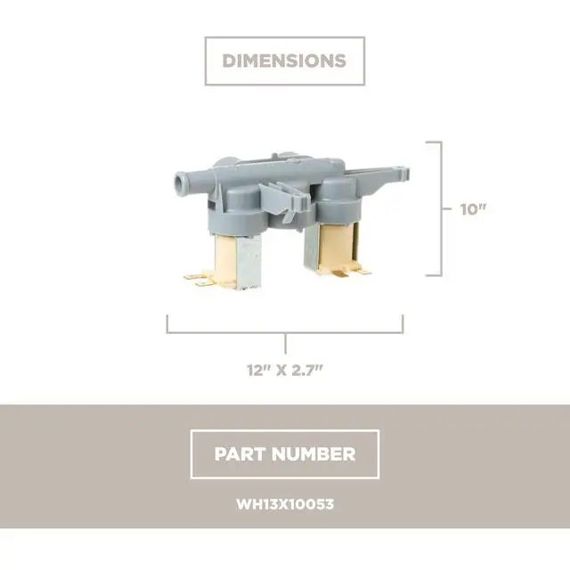 Alt view image 5 of 6 - Appliances WH13X10053 Washer Water Inlet Valve