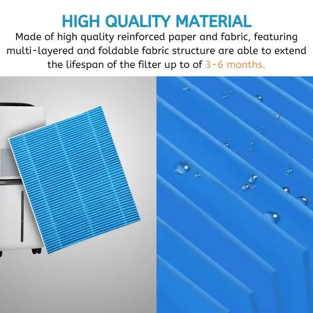 Alt view image 5 of 6 - 6000s Wick Humidifier Filter Replacement for LEVOIT Superior 6000S Smart Evaporative Humidifier, 12 Pack