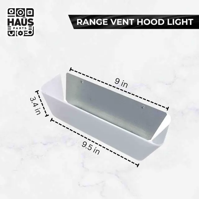 Alt view image 2 of 7 - SNTK7504000 Range Vent Hood Light Lens Compatible With Top Brands Replaces With K7613000, K7504000, K7613-000, NTK7504000, B00QW2DI8G, 949658, AP3378324