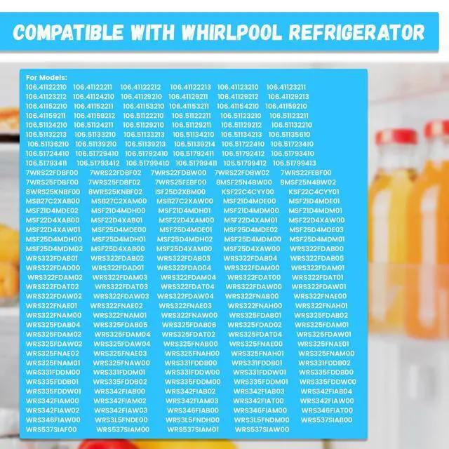 Alt view image 2 of 7 - WPW10515057 W10515057 Refrigerator LED Light Lamp Compatible with Whirlpool Refrigerator Replacement for AP6022533 W10515057 3021141 PS11755866 W10398007 - Clear Lens