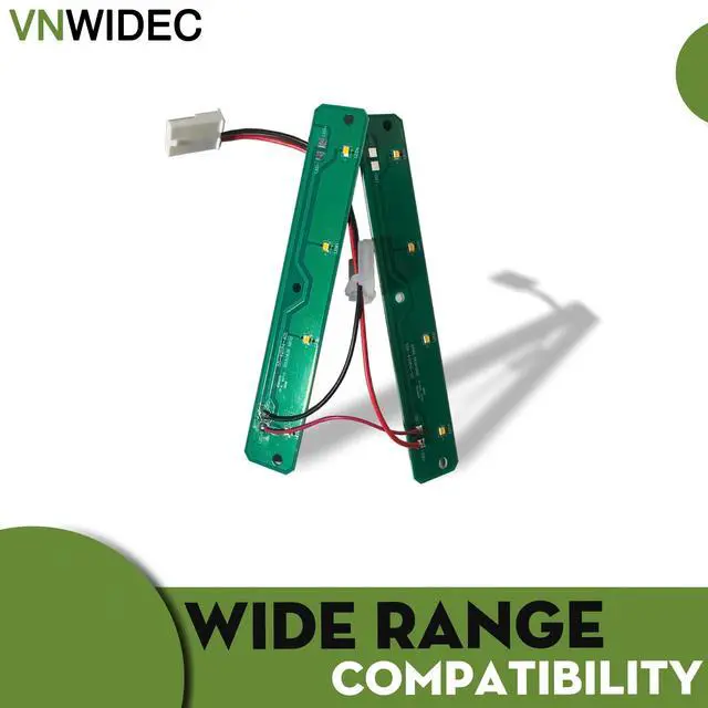 Alt view image 3 of 6 - Refrigerator LED Light Board for Whirlpool WRF555SDHV10 WRF555SDHV11 | Fits Whirlpool WRF555SDHW01, WRF555SDHW02, MFI2570FEZ09, WRF555SDHB07, WRF555SDHV09, WRF555SDHW07, WRF555SDHW08