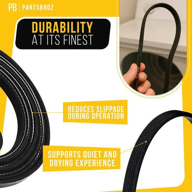 Alt view image 4 of 7 - Dryer Belt for Samsung DVE45B6300C/A3