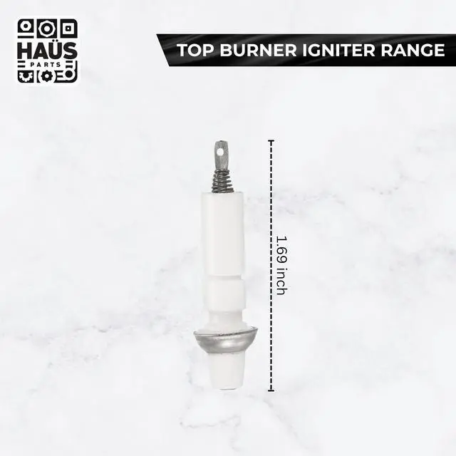 Alt view image 2 of 6 - 189324 Top Burner Igniter Range Compatible with Top Brands Replaces with 189719, 189889, 413966, 488832, 20-02-041, 20-02-377, 413966, 20-02-043 and 00189324