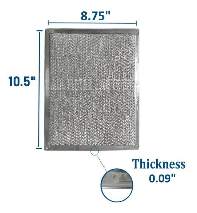 Alt view image 2 of 6 - Compatible Replacement For Whirlpool 4341977 8504G Aluminum Mesh Grease Filter 2-Pack