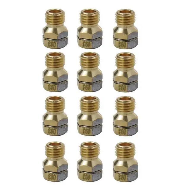 Alt view image 7 of 7 - Professional 12x Brass GRLP4 LP Gas Conversion Kit | Propane Orifice | Gas To Propane Conversion Kit Fit for Frigidaire/Kenmore/Electrolux/Range/Cooktop/Stove With Instruction