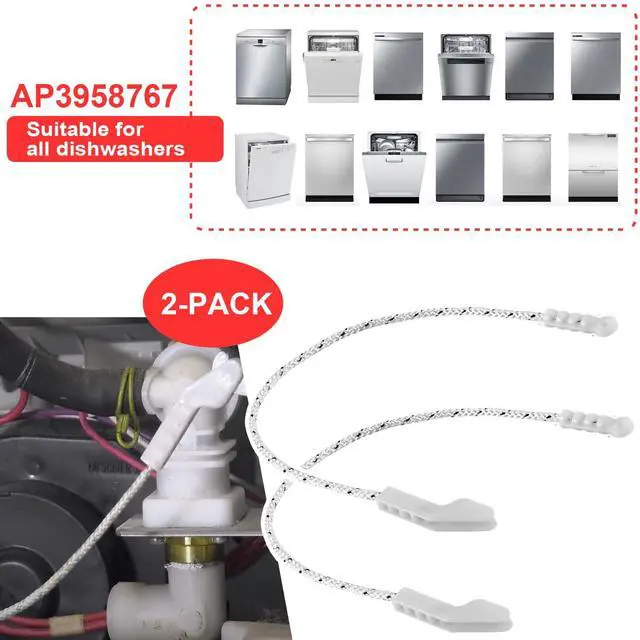 Alt view image 5 of 5 - 2Pack AP3958767 Dishwasher Door Cable Compatible With Electrolux/Frigidaire/Gibson/Kelvinator Westinghouse