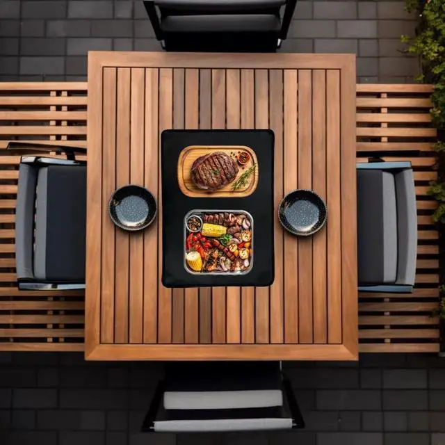 Alt view image 4 of 5 - Custom Electric Stove Cover Compatible with Whirlpool Electric and Induction Range, Expand Usable Space, Protects Stove Top From Scratches - Type 2 (Model No. Under Description)