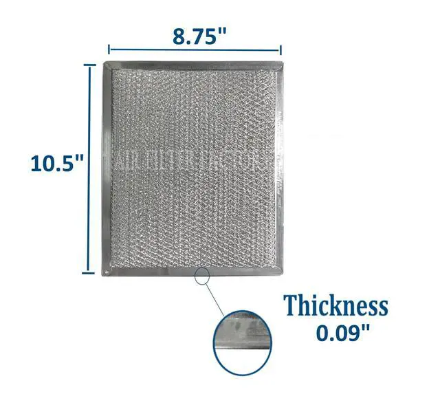Alt view image 2 of 6 - Compatible Replacement For Whirlpool 8190876 Compatible Aluminum Mesh Grease Filter 2-Pack