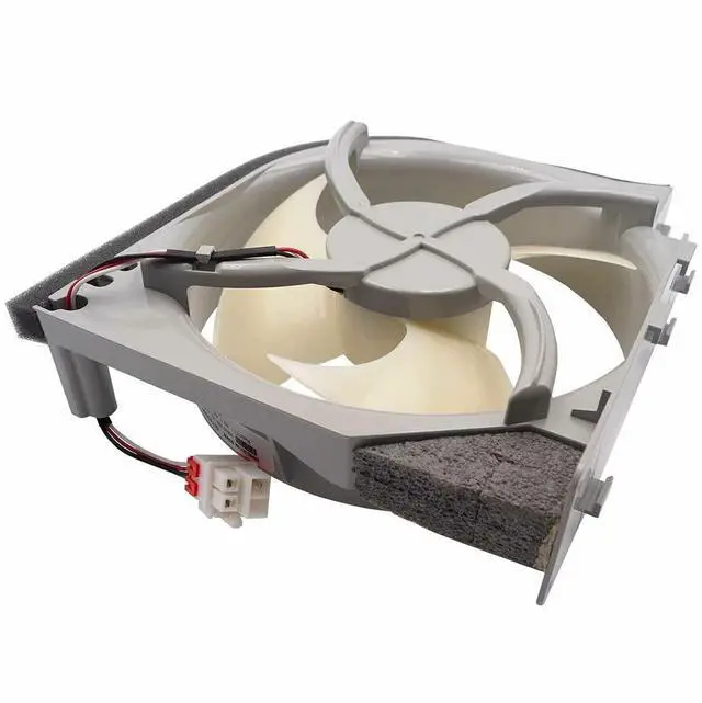 Alt view image 3 of 4 - Condenser Fan Motor Replacement for Samsung RF263BEAEWW RF263TEAEBC RF263TEAESG RF263TEAESP RF263TEAESR RF263TEAEWW RF265BEAESG RF265BEAESR Refrigerator