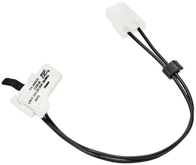Main image of Whirlpool WP3406102 OEM Dryer Door Switch Assembly Replacement Part