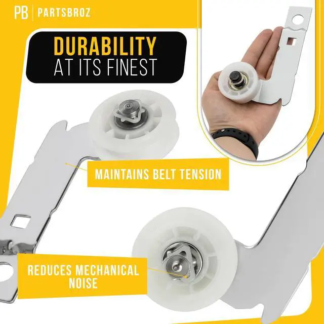 Alt view image 4 of 7 - Dryer Idler Pulley for Whirlpool WED75HEFW1