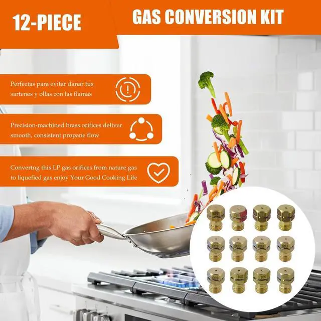 Alt view image 4 of 6 - AP5608114, 318565427 GRLP4 LP Natural Gas to Propane Conversion Kit Fit for FFGC3026SWC, FFGC3026SWD,FFGF3047LSJ,CGGF3032MFD,FFGF3052TWB,GCRG3038ADC