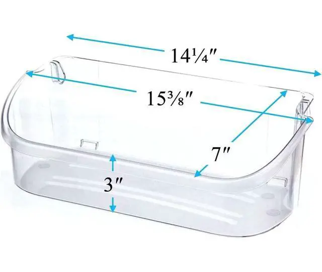 Alt view image 3 of 7 - UPGRADE 240356402 Refrigerator Door Bin Replacement Part, Compatible with Refrigerator Door Shelf FGUS2642LF0 FGHS2644KF2, LGUS2642LE0 FRS6LF7FBA LFSS2612TF0 FFSS2615TS0 Door Bin