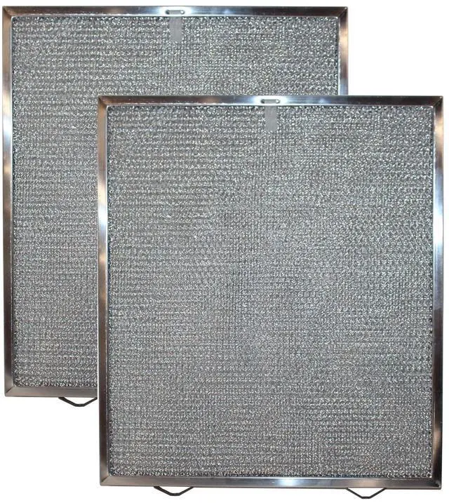 Main image of 2-Pack Replacement Range Hood Grease Filters Compatible with Broan Nutone S99010430-002, 99010430-002, 4512880 13-7/8 x 15-3/4 x 3/8