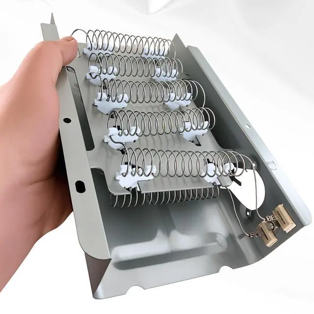 Alt view image 5 of 7 - 279838 Dryer Heating Element Kit Compatible with Whirlpool, Maytag, Kenmore Dryers Fits GEW, WED, MED, YGE, KEY Series Models with Thermostat and Thermal Fuse