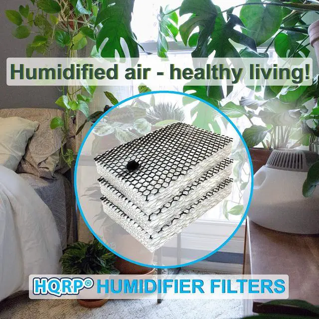 Alt view image 6 of 7 - 6-Pack Humidifier Filters Compatible with Holmes HWF100, HWF100CS Type E, BWF100, BWF100CS, HF235, H100-3-5, 9000221, 9000241, 9000511 Replacement