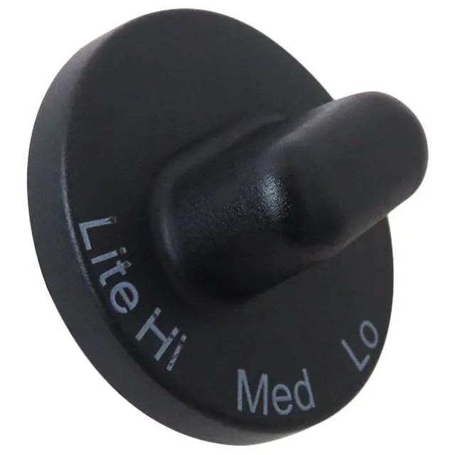 Alt view image 4 of 7 - 4-Pack 71001641 Black Gas Stove Knob Replacement for Jenn Air Downdraft Cooktop/Range/Stove, Models CVG CVG316B CVG4100B CVG4280B CVG4280S CVG4380 CVG4380B