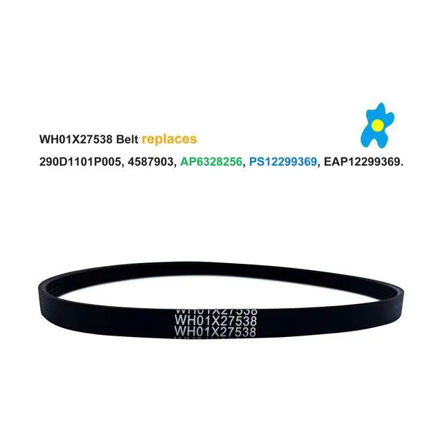 Alt view image 3 of 6 - WH01X27538 Washing Machine Belt for GE WH01X27538 290D1101P005 AP6328256 PS12299369