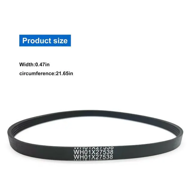 Alt view image 5 of 6 - WH01X27538 Washing Machine Belt for GE WH01X27538 290D1101P005 AP6328256 PS12299369