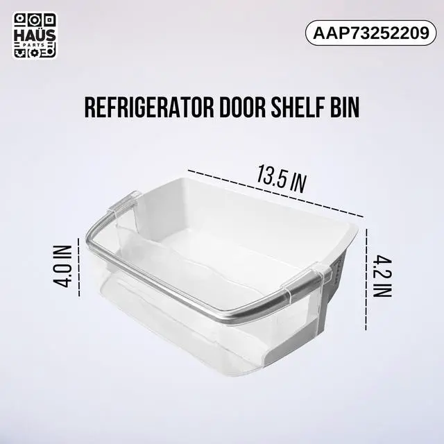 Alt view image 2 of 6 - AAP73252202 AAP73252209 Refrigerator Door Shelf Bin Compatible for LG Kenmore Replaces With W10212139 W10212139N AP6017170 PS11750465 1547748 Durable Right Door Shelf