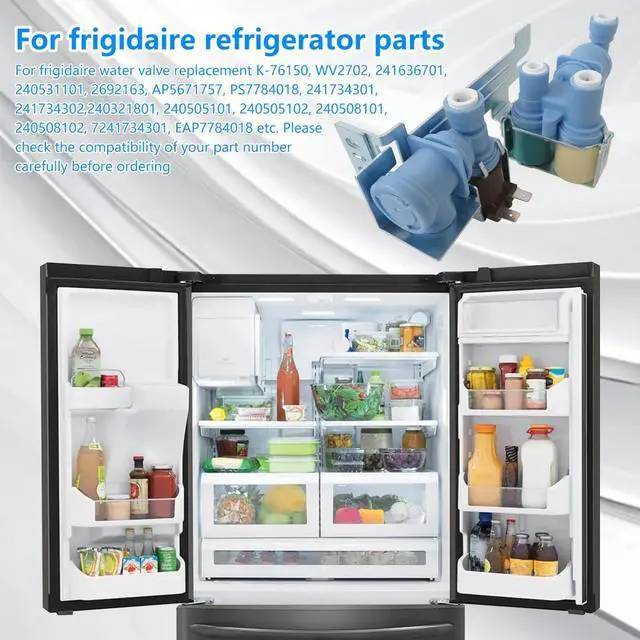 Alt view image 6 of 7 - 242252702 Refrigerator Water Inlet Valve Kit Replacement Fit for Frigidaire FFHS2311LBPA FFHS2311LBQA FFHS2311LBRA FFHS2311LBSA FFHS2311LQ0 FFHS2311LQ2 FFHS2311LQ3 FFHS2311LW0 FFHS2311LW1