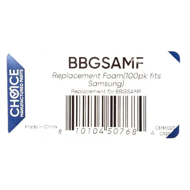 Alt view image 6 of 6 - Bounce-B-Gone BBG Replacement Foam Inserts for Samsung Suspension Rods 100ct Pink