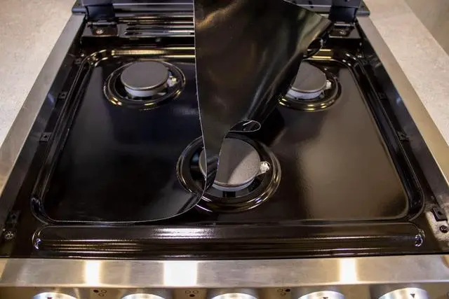Main image of USA-Made, Custom Designed Precision Cut Stove Cover for Gas Stove Top, Compatible With Lite Magic Chef RV Gas Range Stove Top Cover