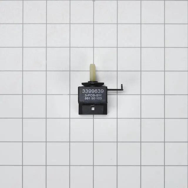 Alt view image 2 of 4 - WP3399639 OEM Dryer Cycle Selector Switch