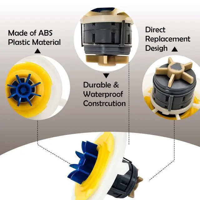Alt view image 3 of 7 - 524185P Motor Rotor Assembly DishDrawer Pump Motor | Fits DD601 Models, Durable PP Construction, Quiet Operation