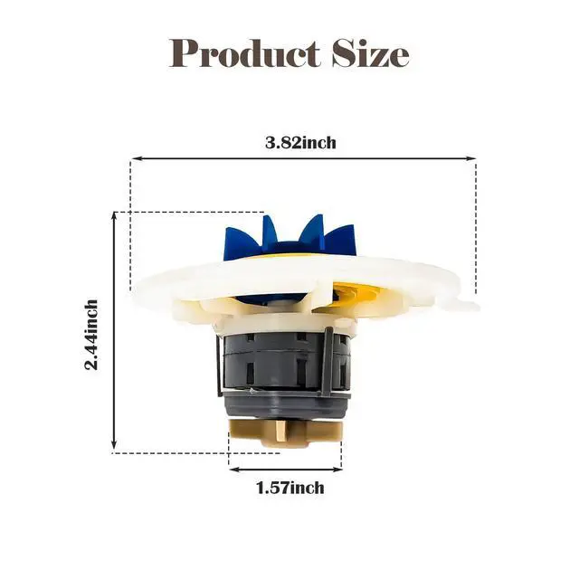 Alt view image 5 of 7 - 524185P Motor Rotor Assembly DishDrawer Pump Motor | Fits DD601 Models, Durable PP Construction, Quiet Operation