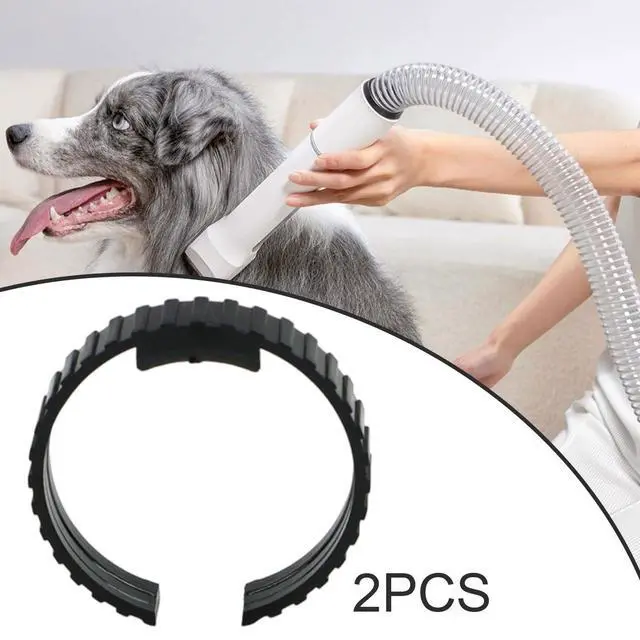 Alt view image 7 of 7 - 2 Pieces Dryer Hose Spare Rings, Pet Dryer Hose Clamps Wear Resistant Pipe Joint Clamp Replacement Pet Blower Accessory, Style C
