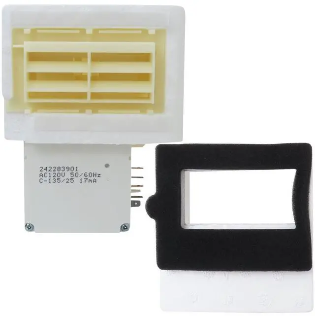 Main image of New 242303001 Refrigerator Damper Assembly - Air Damper Control Compatible for Frigdaire FFHS2611LBK, FFHS2611LBLA, FFHS2611LBMA, FFHS2611LBNA, FFHS2611LBPA, FFHS2611LBRA, FFHS2611LWB